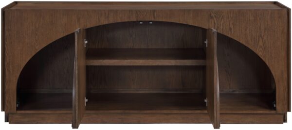Everson Oak Veneer And Solid Wood Sideboard / Buffet