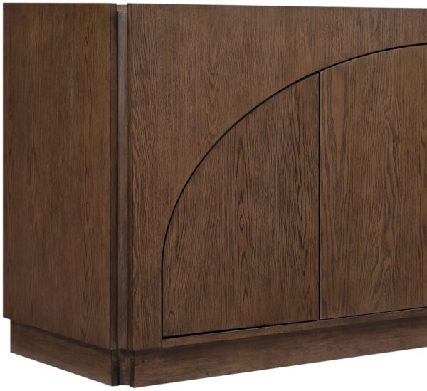 Everson Oak Veneer And Solid Wood Sideboard / Buffet