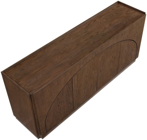 Everson Oak Veneer And Solid Wood Sideboard / Buffet