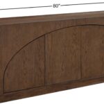 Everson Oak Veneer And Solid Wood Sideboard / Buffet