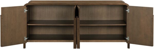 Harmony Oak Veneer And Solid Wood Sideboard / Buffet