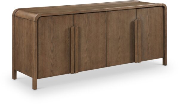 Harmony Oak Veneer And Solid Wood Sideboard / Buffet