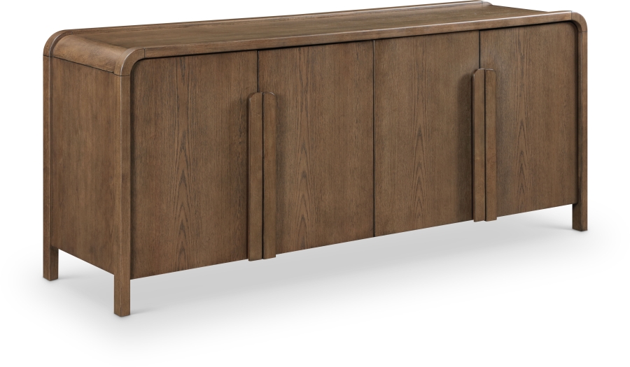 Harmony Oak Veneer And Solid Wood Sideboard / Buffet