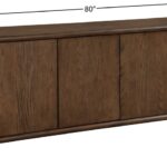 Elanor Oak Veneer And Solid Wood Sideboard / Buffet