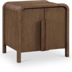 Harmony Oak Veneer And Solid Wood Nightstand