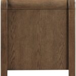 Harmony Oak Veneer And Solid Wood Nightstand