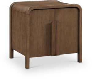 Harmony Oak Veneer And Solid Wood Nightstand