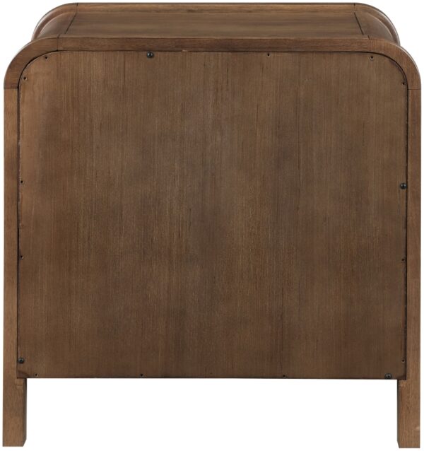 Harmony Oak Veneer And Solid Wood Nightstand