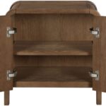 Harmony Oak Veneer And Solid Wood Nightstand