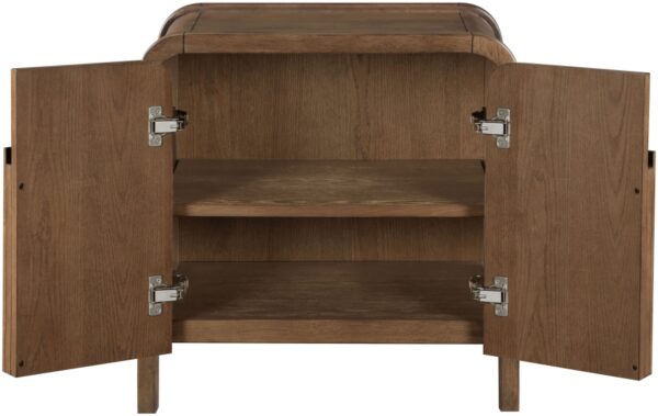 Harmony Oak Veneer And Solid Wood Nightstand