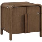 Harmony Oak Veneer And Solid Wood Nightstand