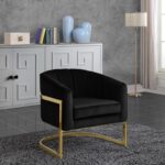 Carter Velvet Upholstered Accent Chair