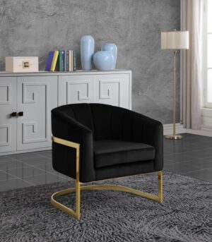 Carter Velvet Upholstered Accent Chair