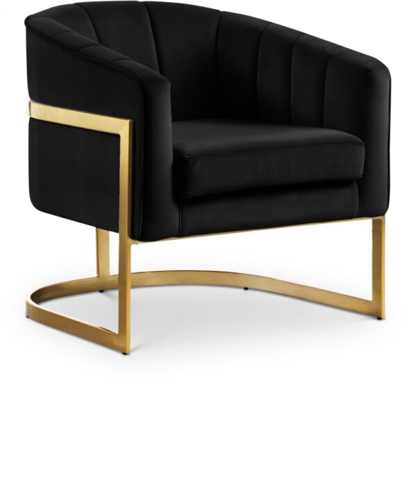 Carter Velvet Upholstered Accent Chair