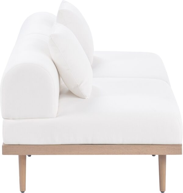 Laguna 71" Resilient Water Resistant Fabric Upholstered Outdoor Patio 2pc. Modular Loveseat