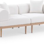 Laguna 71" Resilient Water Resistant Fabric Upholstered Outdoor Patio 2pc. Modular Loveseat