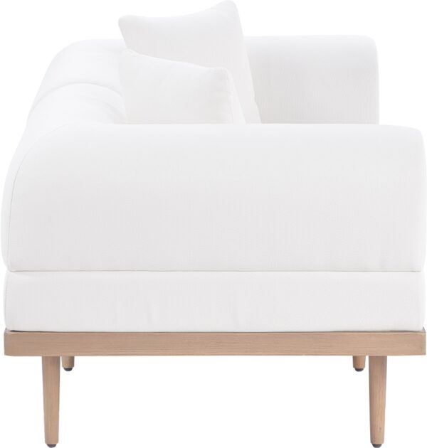 Laguna 71" Resilient Water Resistant Fabric Upholstered Outdoor Patio 2pc. Modular Loveseat