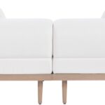 Laguna 71" Resilient Water Resistant Fabric Upholstered Outdoor Patio 2pc. Modular Loveseat