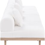 Laguna 142" Resilient Water Resistant Fabric Upholstered Outdoor Patio 4pc. Modular Sofa