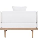 Laguna 177.5" Resilient Water Resistant Fabric Upholstered Outdoor Patio 7pc. Modular Sectional