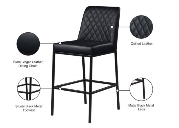 Bryce Vegan Leather Upholstered Bar Stool