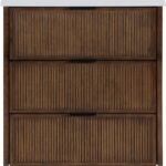 Willard 30" White Engineered Stone And Solid Wood Bathroom Vanity