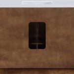 Willard 48" White Engineered Stone And Solid Wood Bathroom Vanity