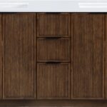 Willard 60" White Engineered Stone And Solid Wood Bathroom Vanity