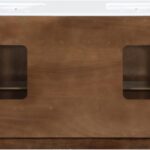 Willard 72" White Engineered Stone And Solid Wood Bathroom Vanity