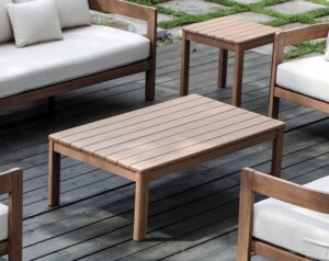 Newport Acacia Wood Outdoor Patio Coffee Table