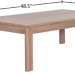Newport Acacia Wood Outdoor Patio Coffee Table