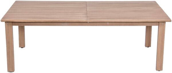 Newport 86.75" - 108" Acacia Wood Extendable Outdoor Patio Dining Table