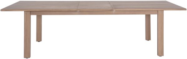 Newport 86.75" - 108" Acacia Wood Extendable Outdoor Patio Dining Table