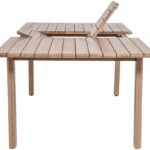 Newport 86.75" - 108" Acacia Wood Extendable Outdoor Patio Dining Table