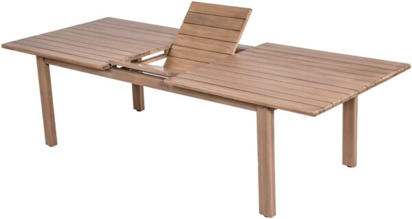 Newport 86.75" - 108" Acacia Wood Extendable Outdoor Patio Dining Table