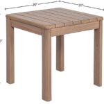 Newport Acacia Wood Outdoor Patio End / Side Table