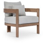 Newport Water Resistant Fabric Upholstered Outdoor Patio Chair