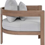 Newport Water Resistant Fabric Upholstered Outdoor Patio Chair