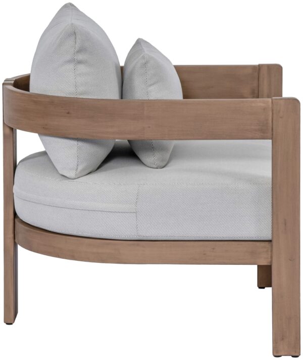 Newport Water Resistant Fabric Upholstered Outdoor Patio Chair