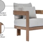 Newport Water Resistant Fabric Upholstered Outdoor Patio Chair