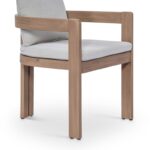 Newport Water Resistant Fabric Upholstered Outdoor Patio Dining Chair
