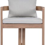 Newport Water Resistant Fabric Upholstered Outdoor Patio Dining Chair