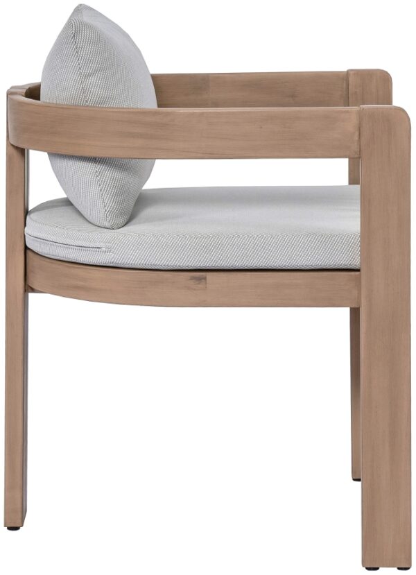 Newport Water Resistant Fabric Upholstered Outdoor Patio Dining Chair