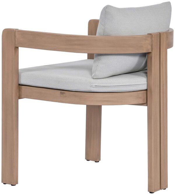 Newport Water Resistant Fabric Upholstered Outdoor Patio Dining Chair