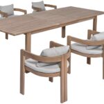 Newport Water Resistant Fabric Upholstered Outdoor Patio Dining Chair