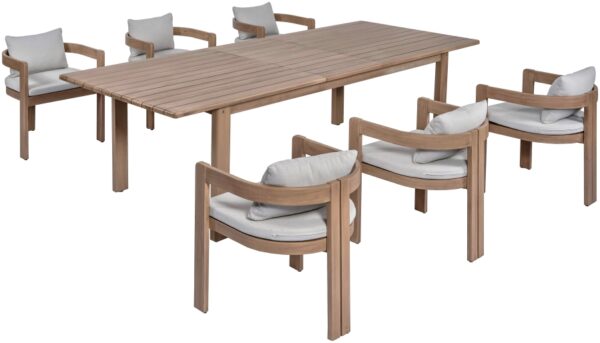 Newport Water Resistant Fabric Upholstered Outdoor Patio Dining Chair