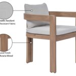 Newport Water Resistant Fabric Upholstered Outdoor Patio Dining Chair