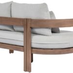 Newport 65" Water Resistant Fabric Upholstered Outdoor Patio Loveseat