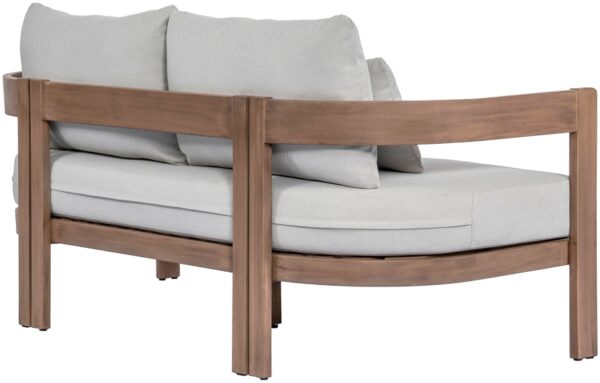 Newport 65" Water Resistant Fabric Upholstered Outdoor Patio Loveseat