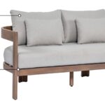 Newport 65" Water Resistant Fabric Upholstered Outdoor Patio Loveseat